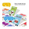 Jouet Éducatifs pour Enfants de 1 2 3 4 5 6 Ans Cartes éducatives Cartes Flash Parlantes avec Cartes de 224 Mots Jeux Préscolaires-2
