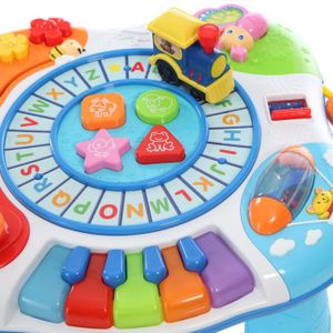 TABLE JOUET D'ACTIVITÉ Table d'activité avec piano, musique et alphabet