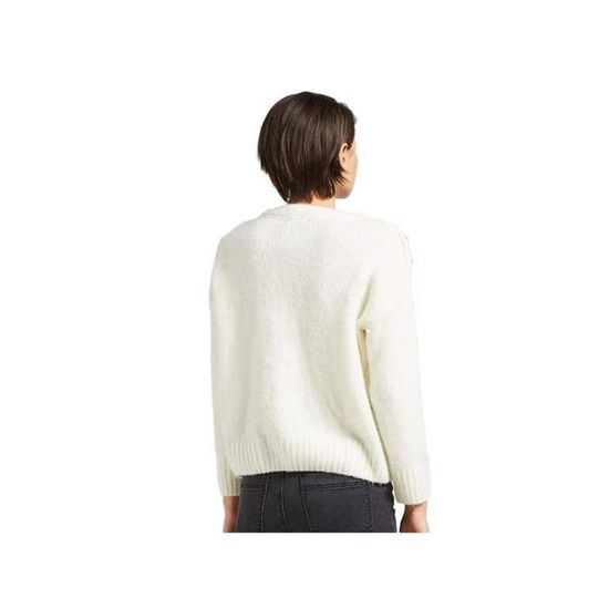 Pull hiver femme Le Temps Des Cerises Chany 1132 Col roule Blanc Blanc Cdiscount Pret a Porter