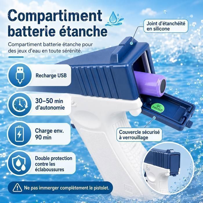 Songkran vente chaude pistolet à eau électrique automatique pour enfant pistolet Songkran vente chaude pistolet à eau électrique automatique pour enfant pistolet