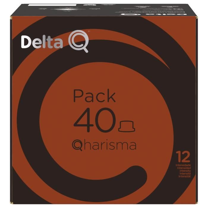 Pack 40 coffee capsules / Pods Delta Q, Qharisma 12 - Portuguese Coffee