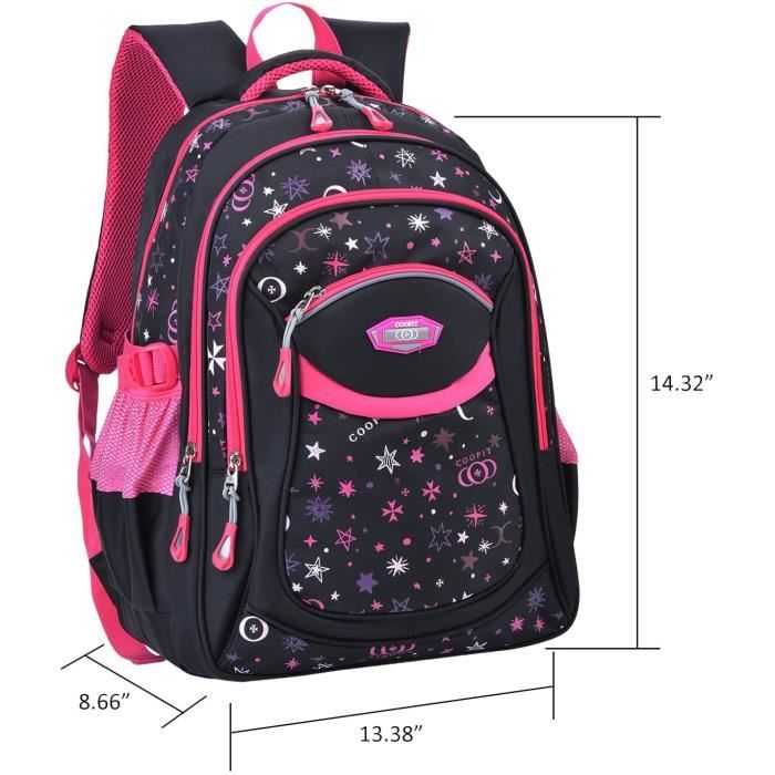 Cartable a roulette fille en Oxford Sac roulette fille Cartable