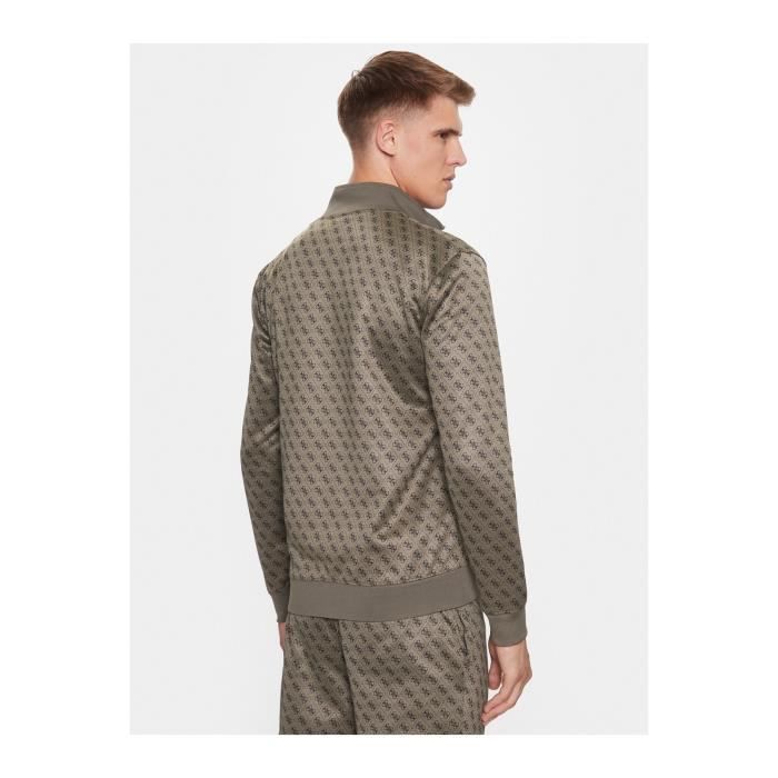 Sweat à Capuche Guess Pour Homme - Taille L, Vert - Logo, Matière 85% Coton/15% Polyester - Occasion Très Bon état