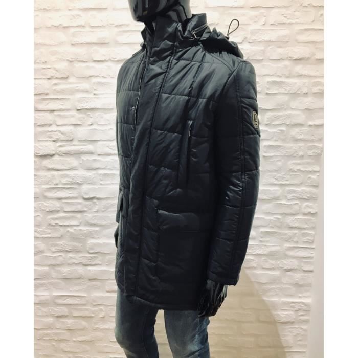 PARKA AZZARO Homme NOIR NOIR Cdiscount Pr t Porter