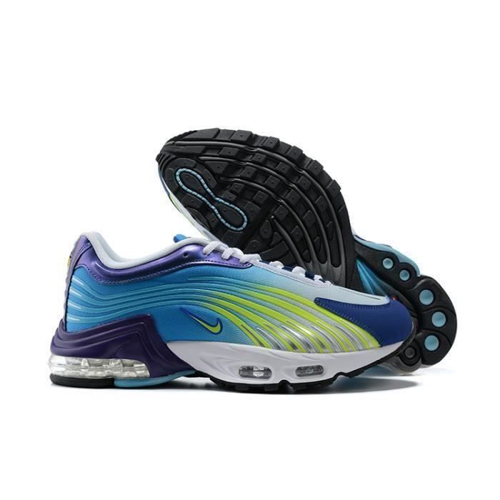 Nikes Basket TN Plus Homme Chaussures Entra nement de Sport Bleu