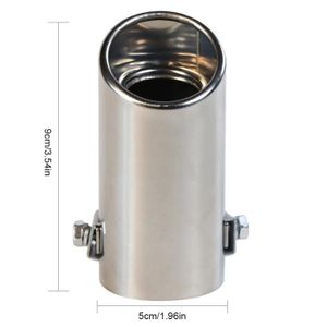 Embout Silencieux Échappement Acier Inoxydable Pour Renault Clio 4 - Design Sportif Et Réduction Bruit