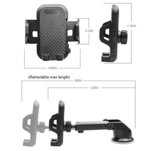 Support Téléphone Voiture Universel Pour Peugeot – Fixation Grille Aération, 360° Ajustable, Pose Facile à Une Main - 3