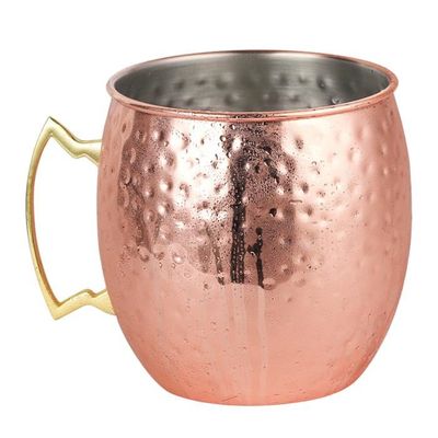 NetBoat Moscw Mule Mug [500ml], Lot de 12 Verre Moscow Mule, Avec 12 Pailles et un Pinceau, Parfait pour les Fêtes d'amis. - Maison
