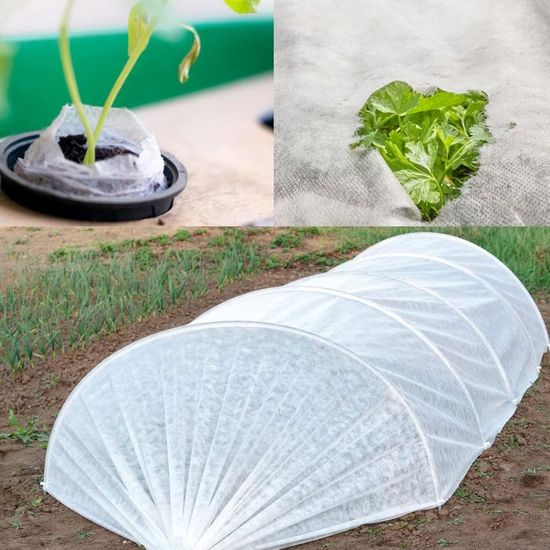 Lot De 3 Voile Hivernage Plante, 100 X 80 Cm Housse Hivernage Plante Avec Cordon De Serrage Et Zipper,Voile Dhivernage Arbre,Réutilisable Convient | Leroy Merlin