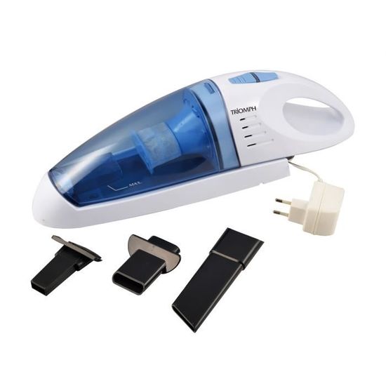 aspirateur de table eau poussiere rechargeable triomph etf942 cdiscount electromenager