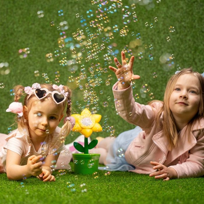 2 Pièces Machine À Bulles De Tournesol Machine À Bulles Automatique