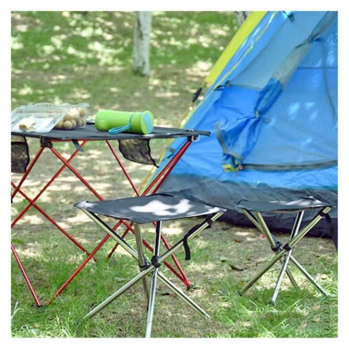 Tabouret Pliant Portable Tabouret Chaise Camping Télescopique