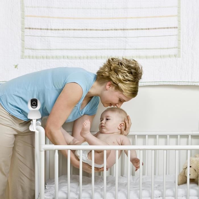 Support Flexible Pour Babyphone - Universel, Sans Perçage, Compatible TP-Link Tapo, Réglable