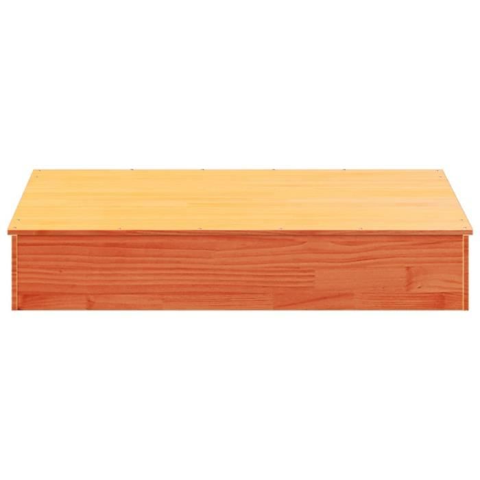 Wiltec Bac à Sable - 980 x 980 x 200 mm - en Bois d’épicéa - avec Couvercle Repl Wiltec Bac à Sable - 980 x 980 x 200 mm - en Bois d’épicéa - avec Couvercle Repl