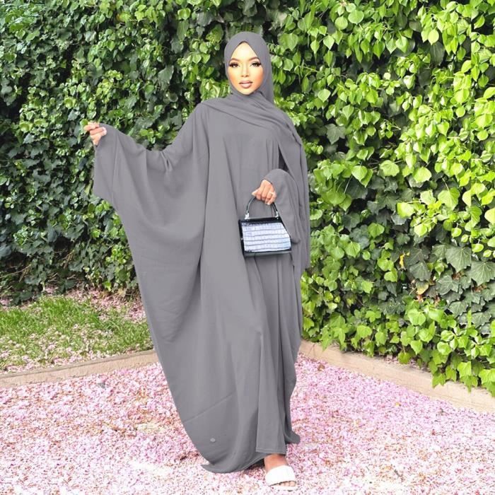 Duba musulman Abaya robe longue Khimar Hijab Abayas pour femmes