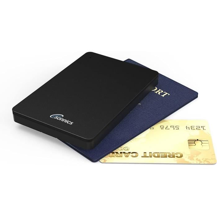 Disque Dur Externe 4TB USB 3.0 - Pour PC, Mac, Xbox One, PS4, Smart TV, Noir