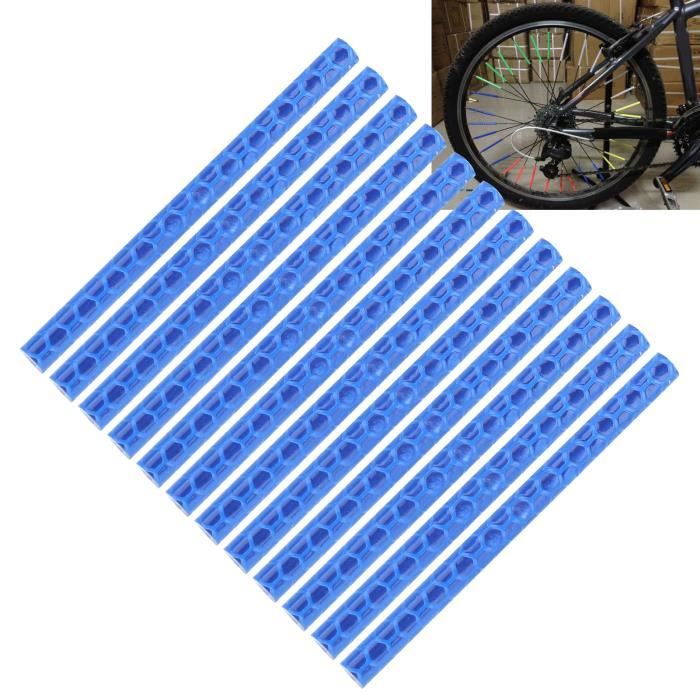 Réflecteur de rayon de vélo - VGEBY - 12pcs - Rouge Bleu - ABS + Film  réfléchissant