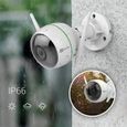 Caméra de surveillance sans fil extérieur EZVIZ C3WN 1080P FHD - Vision nocturne - Double antenne WiFi-4