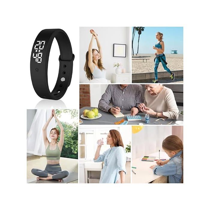 Montre Avec Alarme Vibrante - Bracelet De Rechange - Montre Non Incluse