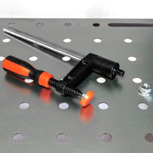 Silverline TB02 Serre-Joints D'Établi Portables - Lot De 2 - Fixation Rapide Pour Bricolage Et Atelier