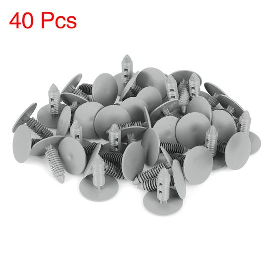 30 Rivets Plastique Blancs Pour Auto - 7mm - Fixation Pare-chocs, Portière - Compatible GM
