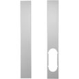 Kit de porte de fenêtre de climatiseur portable, plaque d’étanchéité de fenêtre réglable, plaque de kit de glissière de fenêtre