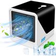1 Mini Climatiseur Portable, Refroidisseur D'air, Humidificateur USB 500ml, Ventilateur 3 Vitesses P ACCESSOIRES FABRICATION MAISON