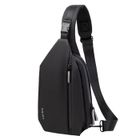 YIBUJIAZU Tinyat Sac à bandoulière pour homme Noir Sac à bandoulière Antivol Sac à dos étanche pour randonnée en plein air A