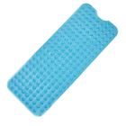 ORGANIZE Tapis baignoire antidérapant - Idéal pour bebe - Tapis de bain Grande taille 100x41cm - PVC - 200 ventouses - Bleu