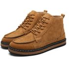 AFJ JEEP Bottine Homme en Cuir Respirant Jaune - Haute Qualité - Nouvelle Mode