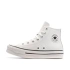 Baskets Converse Chuck Taylor All Star Lift Platform Leather Blanc - Mixte - Plateau - Lacets - Cuir