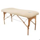 Drap housse de protection en éponge pour table de massage -Beige - Vivezen