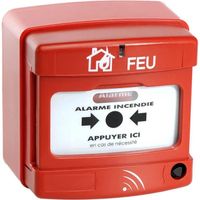 Alarme autonome - Déclencheur manuel d'alarme incendie radio 11206 AXENDIS