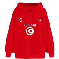 Sweat à capuche enfant - Tunisie - Rouge - Garçon - Nouvelle collection