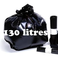 Sacs poubelle Grande résistance - 130 litres - 100 sacs poubelles