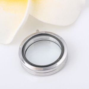 Cristal Mémoire Vivante en verre rond Médaillon Collier Pendentif Fit Flottant Charms