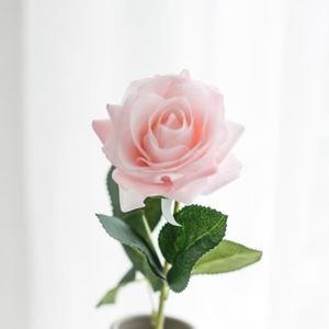 Tige Unique semi ouverte BELLA ROSE fleur artificielle 