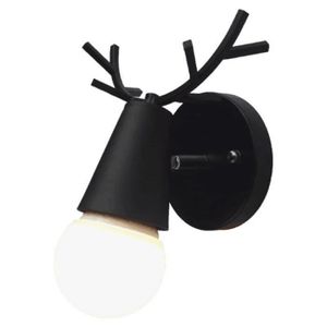 Applique murale dint/érieur nordique g/én/ération /à LED t/ête de cerf murale