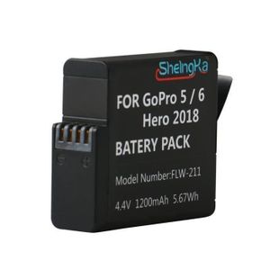 Smatree Pack 3 Batteries 1660mAh + Chargeur 3 Canaux Compatible GoPro Hero Max