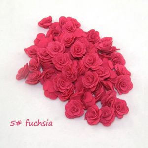 FLEUR ARTIFICIELLE 24 pcs - 5 fuchsia - Bouquet de fleurs de camélia 