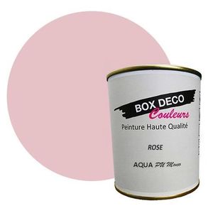 PEINTURE - VERNIS Peinture meuble cuisine et salle de bain à base de laque polyuréthane mono-composante aspect satin Aqua PU MONO - 750 ml Teinte Rose