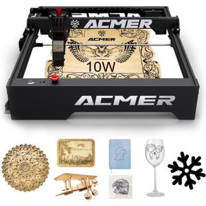 IMPRIMANTE 3D Machine à Graveur Laser 10W ACMER,Laser Graveur et