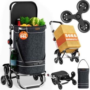 Poussette marché 3 roues hot sale