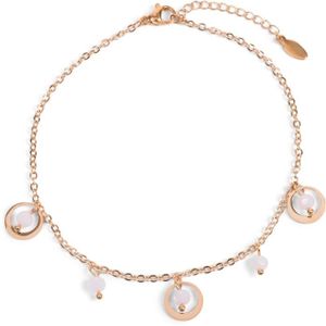 Fermoir en Forme de Homard cha/îne styleBREAKER Bracelet de Cheville pour Dames avec pendentifs Finement d/écor/és Bijoux 05080011 cha/îne /à maillons