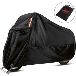 Housse de Protection pour Moto Housses de Moto Couverture Imperm/éable R/ésistant /à leau Poudre de Protection Etanche Respirant Orange XXXL