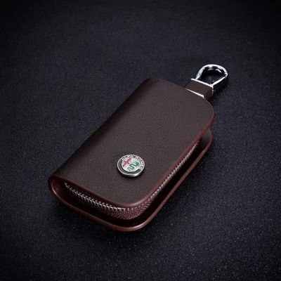 Porte-clés Anti-Perte Pour Clé Alfa Romeo 159 - Cuir Et Alliage Zinc - Design Personnalisé Et Visible