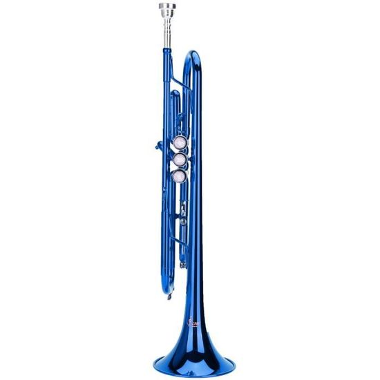 Cornet En Laiton Pour Débutants - Kit Complet Avec étui, Embouchure Et Outils De Nettoyage - Tonalité Si Bémol (Bb) - Pour étudiants Et Musiciens Novices