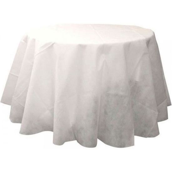 Nappe Ronde Blanche ( 280 Cm) – Madisson Déco