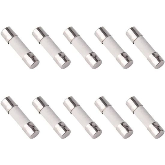 Fusible Céramique 5x20 - Temporisé (T) 160mA/250V (10 Fusibles - Foto 7