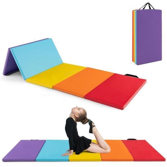 Tapis De Gymnastique Pliable RG-25 – 100x100x8 Cm, Densité 25 Kg/m³, Housse Antidérapante, Fabriqué En Allemagne - 3